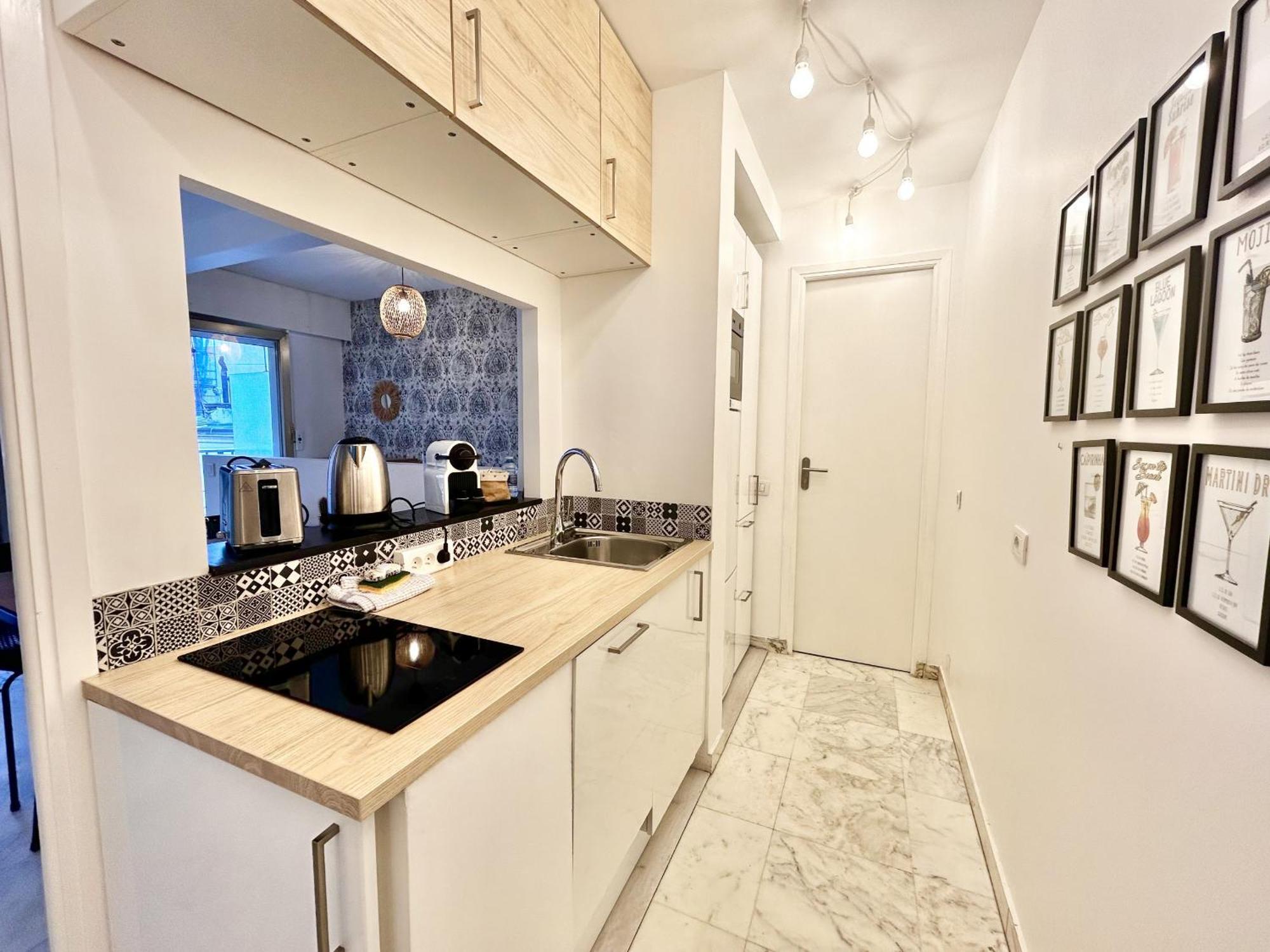 Aparthotel Riviera - Nice Carre D'Or - Large Studio Ac Terrasse - Tres Calme - Balcon Berlioz 2 Εξωτερικό φωτογραφία